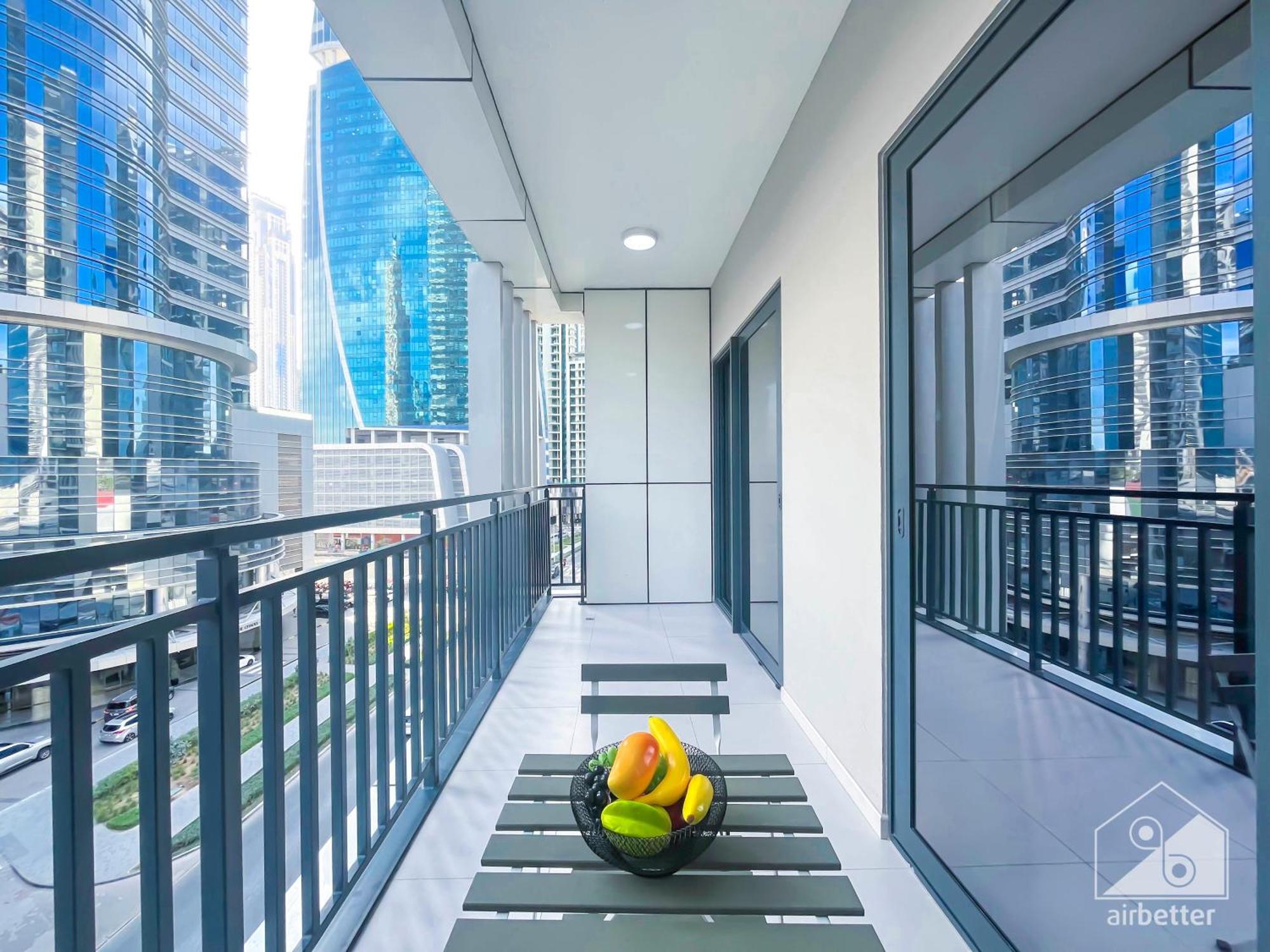 Elegant 1b With Stunning Views & Balcony In Business Bay Apartment *
